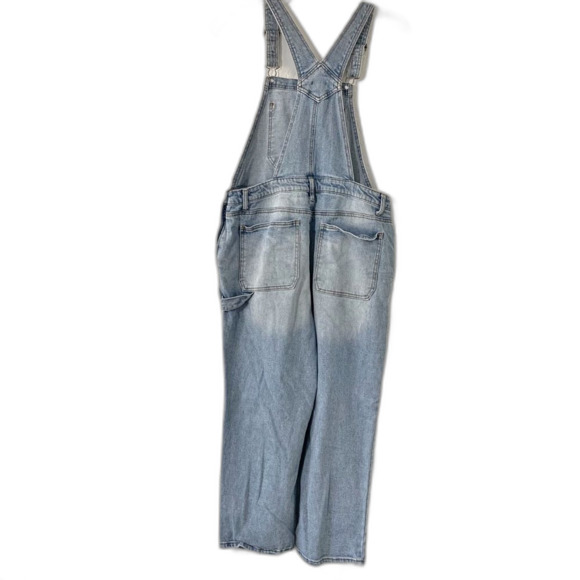Distressed Denim Overalls Size L - Picture 4 of 8